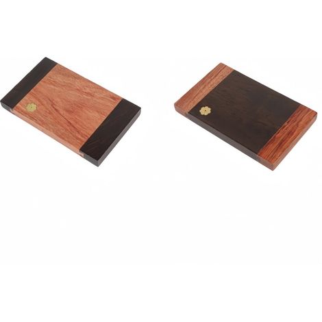 Lot de 2 sous verres rectangulaires bicolores résistants à la chaleur pour tasses et service à thé dimensions 10,5 x 6,5 cm couleurs assorties (1/5)