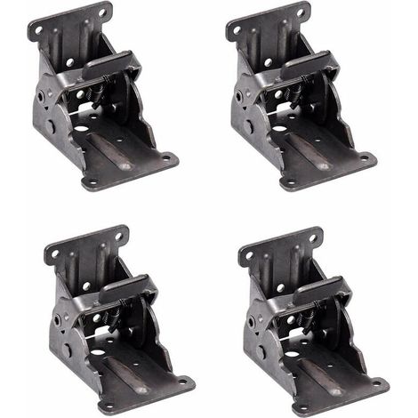 Charnières autobloquantes, support de support pliant, ferrures et barres pour pieds pliants, établi pliant, (2 ensembles) Thisnde (1/5)