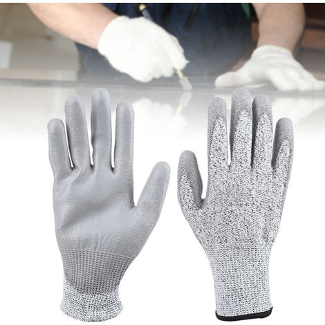 Gants de sécurité épais en HPPE, résistants à l'huile et anti-coupures, pour usine de machines à bois (1/5)
