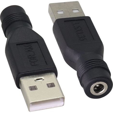 Adaptateur Secteur USB 2.0 A mâle to DC 3.5×1.35mm 5 Volts Jack Femelle Prise de Courant Seau connecteur de câble de Chargeur pour 5V DC ou Dispositif de Charge USB(M/F3.5×1.35) (1/5)
