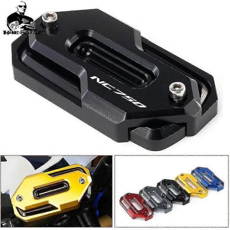 Bouchons de réservoir de liquide de frein avant et couvercle d'embrayage pour moto Honda NC750, NC750X (modèles 2013-2014). (1/4)