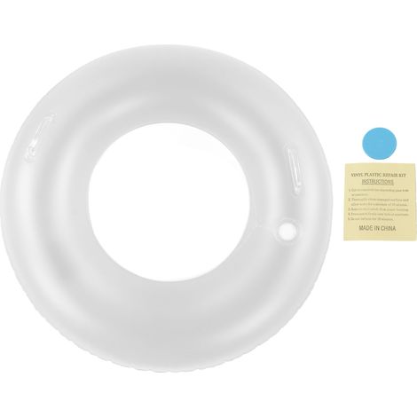 Anneau Flottant Transparent PVC Gonflable avec LED pour Piscine et Fête d'Été (1/5)