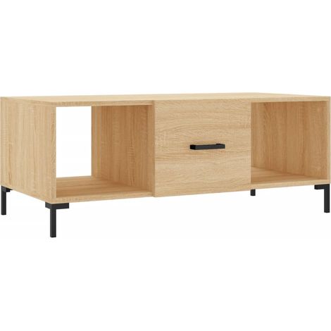 Maison Exclusive - Couchtisch Sonoma-Eiche 102x50x40 cm Holzwerks
