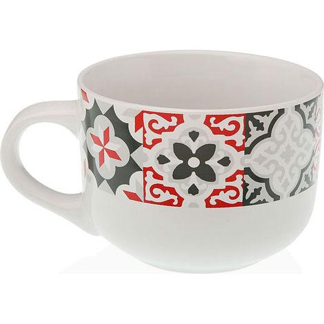 VERSA taza mug jumbo 11,1x8,2 cm , Taza Jumbo 11,1 x 8,2 cmMarca VersaTaza mug jumbo 11,1 x 8,2 cm Hidra GranateAmplia capacidad, ideal para café, infusiones o chocolat