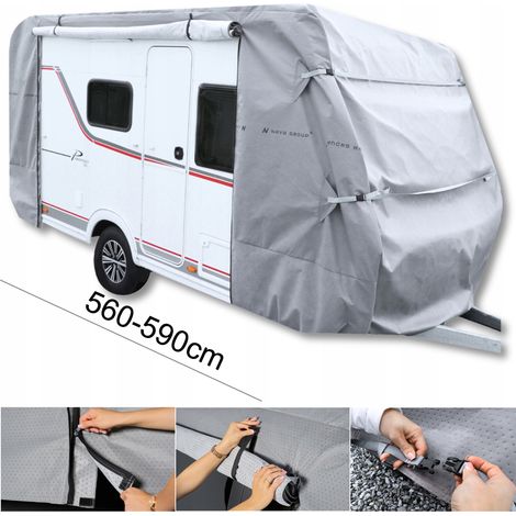Wohnwagenabdeckung 560-590 Europa 4-lagige Abdeckplane Camping (1/5)