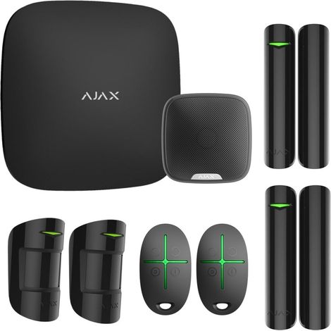 Ajax alarme StarterKit Double + sirene exterieur noir (1/5)