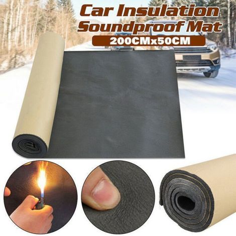 Rouleau insonorisant anti-bruit 10mm – Isolation phonique coton cellules fermées – Adhésif puissant – Pour voitures et (1/2)