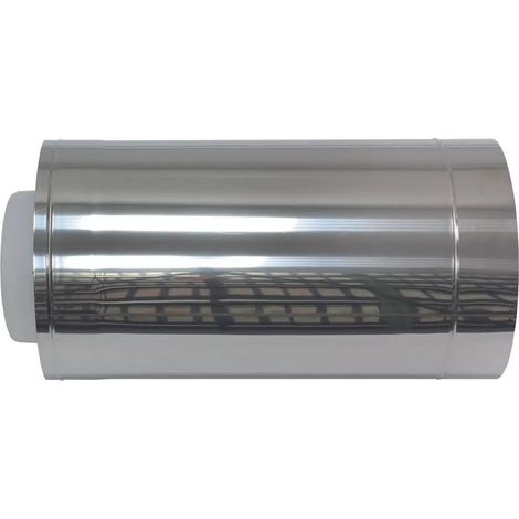 Vaillant Prolunga DN 300/200 0,5 m acciaio inox per sistema scarico fumi facciata DN 200, 0020095578