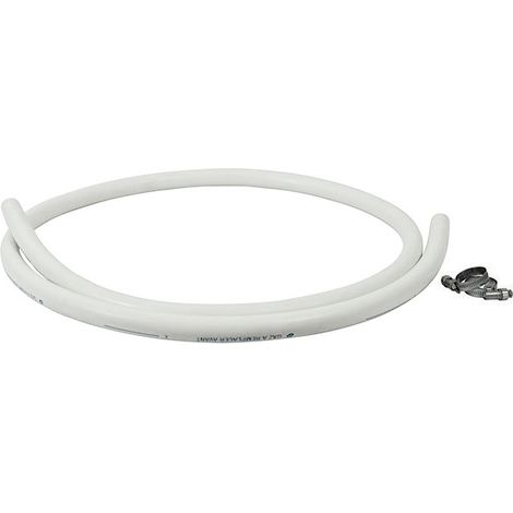 Tube flexible butane propane tube Ø6/12 avec colliers Long 1500mm