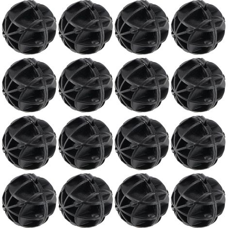 Lot de 50 filtres bio-poreux de 16 mm avec filtre à billes biochimique en coton pour aquarium (1/5)