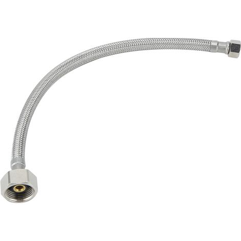 30 cm langer, flexibler Kupfer-Wasserzulaufschlauch mit 7/8"- und 3/8"-Gewinde, für Toilette, Wasserhahn, Badezimmer, Sanitärzubehör, 1 Stück (1/5)