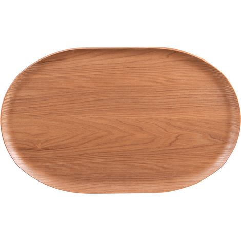 Table Passion - Plateau ovale bois naturel 40x25 cm (1/2)