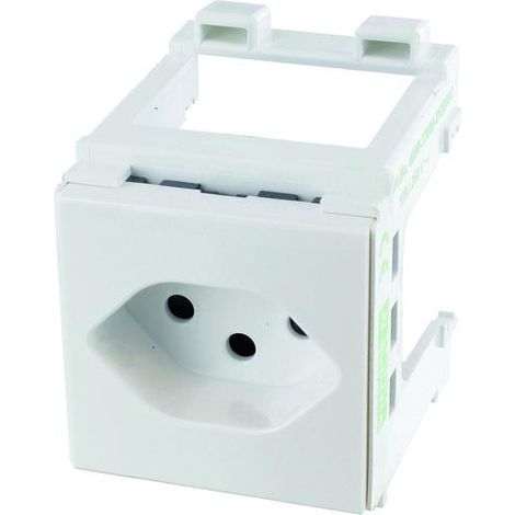 Murrelektronik Weißer Netzstecker auf Schiene 10 A 250 V