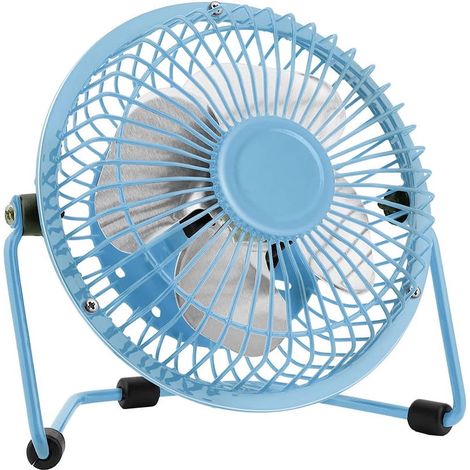Ventilateur De Bureau 4 Pouces - Ventilateur USB Portable Silencieux - Pour Bureau Chambre Bureau À Domicile Voyages - 1 Pièce (1/5)