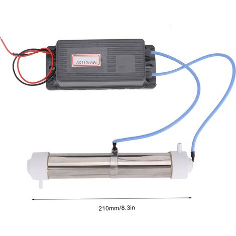 Générateur d'ozone 3G 110V pour purification d'eau, tube à ozone DIY pour aquarium et plantes (1/5)