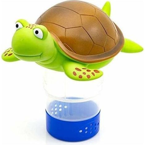 Hochwertiger schwimmender Chlor-Spender für Haustiere, geeignet für chemische Tabletten, kompatibel mit 7,6 cm Tabletten, Bromhalter (Schildkröte) (1/5)