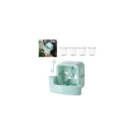 Refroidisseur Ventilateur De Sol Avec Glacon, Porte Glace Suspendu Pour Ventilateur, Ventilateurs De Refroidissement Brume D'adaptateur, Rafraîchisseur D'air Sans Perçage