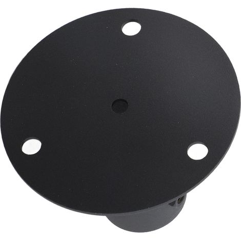 Support de poteau de clôture en grillage à mailles losangées, bride de base, fixation au sol pour poteau de clôture robuste et solide, poteau rond de 52 mm / 2 pouces, pour la fixation de poteaux rond (1/5)