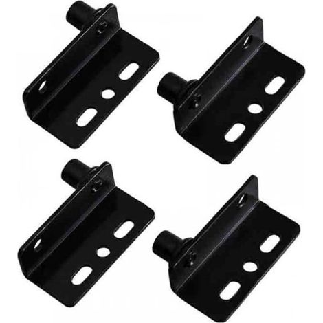 Heavy Duty Black Pivot Hinges Concealed Rod with Bushing for Wooden Doors, Drawers, Furniture, Cabinets, Wardrobes (1/5)
