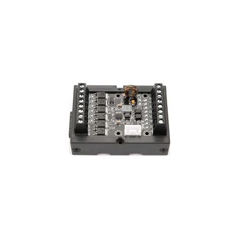 El módulo de retardo de relé programable FX1N14MT para panel de control industrial PLC, con carcasa, puede realizar miles de funciones y funciona a 1028 V CC. (1/4)