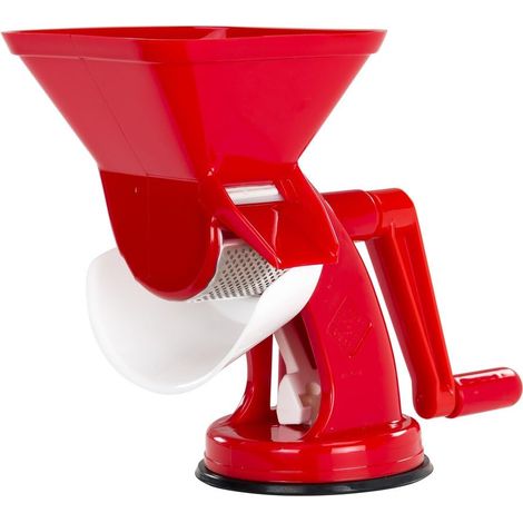 Brosse manuelle avec ventouse Brosse à tomates amovible lavable au lave-vaisselle en acier inoxydable et polypropylène (1/5)