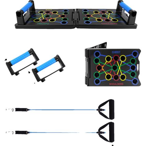 Banc de pompes, design multifonctionnel, portable et léger, Planche à pompes (1/2)
