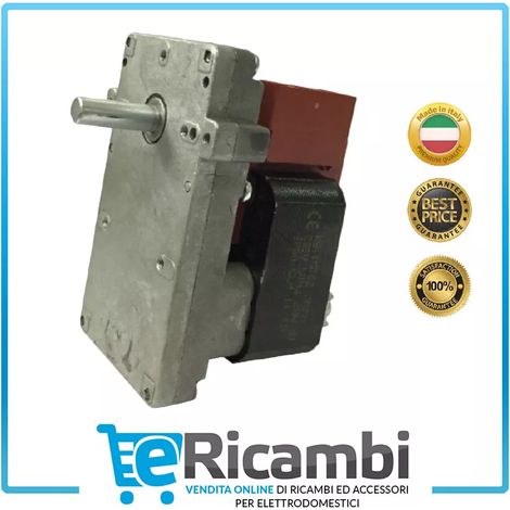 Motoriduttore Stufa a Pellet Kenta 1,5rpm K9115005 Albero 8,5mm Pacco 30mm