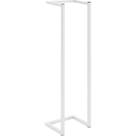 Towel Rack White 25x20x95 cm Steel vidaXL
