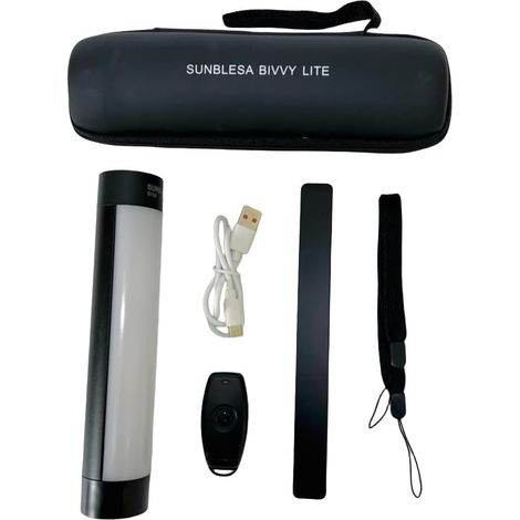 Bivvy Light Rechargeable - Lampe Pêche Magnétique LED avec Télécommande et Adaptateur Bankstick, Power Bank 2600mAh, Modes Rouge/Vert/Blanc, Étanche pour Carpe Camping (1/5)