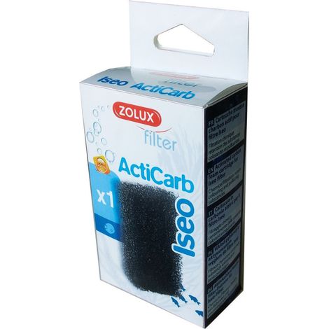 Cartouche mousse charbon actif pour filtre iseo aquarium - zolux (1/4)