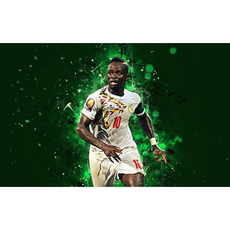 Papier peint panoramique Football - Joueur de Foot - 130 cm x 81 cm (1/2)