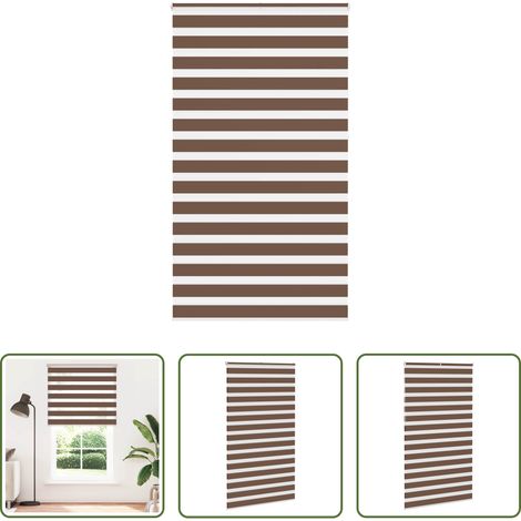 Doppelrollo -  Doppelrollo Braun 135x230 cm Stoffbreite 130,9 cm Polyester (1/5)