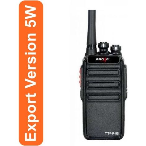 Proxel ricetrasmettitore PMR446 5W 16 Canali VOX SCRAMBLER - TT-446 EXPORT