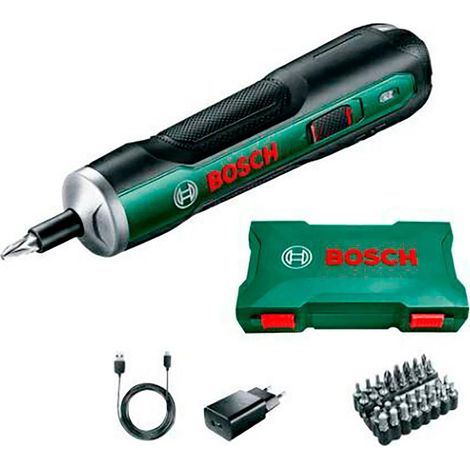 Atornillador eléctrico compacto Bosch PushDrive negro 3,6 V