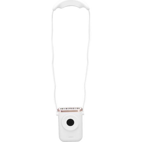 Ventilateur de cou 1.5S - Refroidissement rapide, portable, mini, sans pales, blanc, pour bureau et extérieur