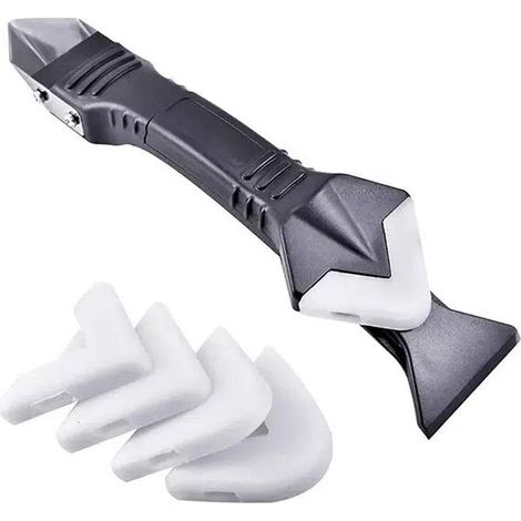 Kit Démastiquage Fenêtres et Éviers – Outil Grattoir Angle pour Cuisine et Salle de Bain (1/4)