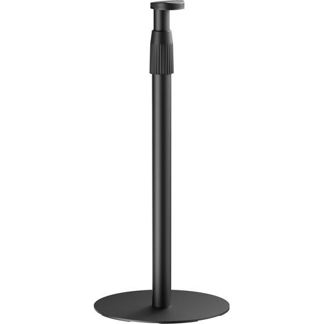 Lautsprecher-Bodenständer, höhenverstellbar 682-1068 mm, Schwarz