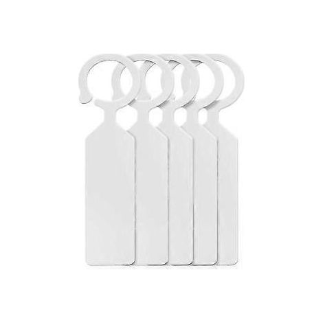 2024 Tuteurs pour plantes en plastique jaune (100 pièces), étiquettes à suspendre pour plantes, étiquettes jaunes à brancher (1/4)