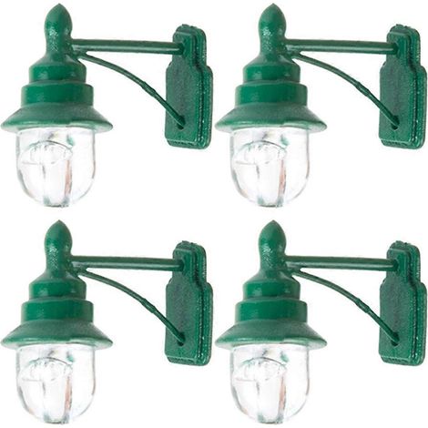 Stück simulierte Mini-Gartenlichter, Modell-Lichter, Modell-Sandtischlampen-Dekorationen-1.7X1.8CM-Green 2 (1/4)