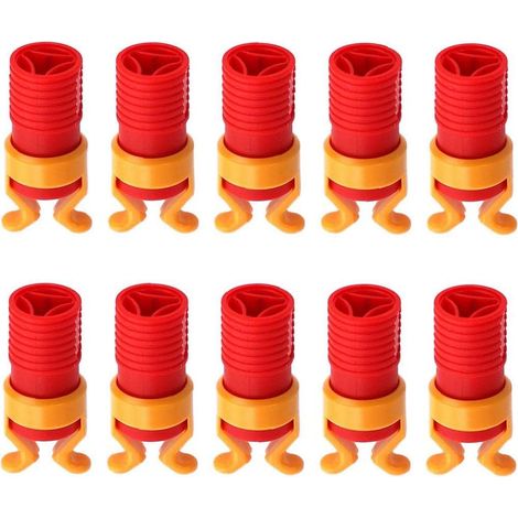 Porte-visser Braqueur Fixation Set Set Fil Fil Clip en plastique Fixer Sleeve Tool Woodworking Tool 10pcs, Outils à domicile