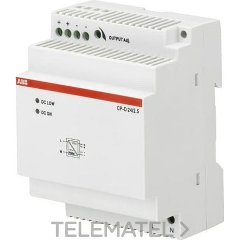 abb Alimentación compacta blanca de 60W para ordenador