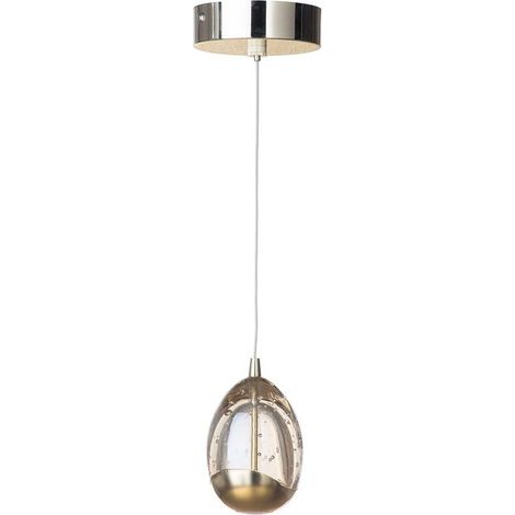 Visconte Bulla Ceiling Pendant 1 Light Integrated LED Indoor Fitting - Gold (1/4)