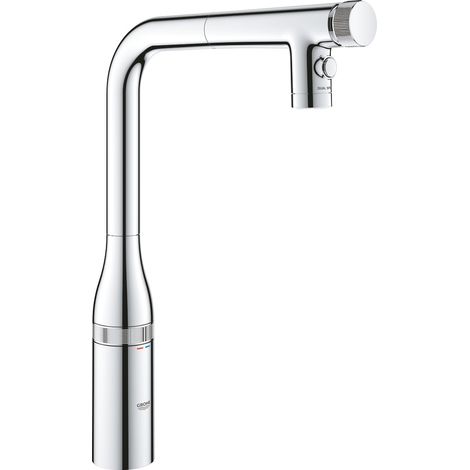 Grohe Essence SmartControl Monomando de fregadero con SmartControl integrado HIGH Chrome, 31892000 (1/2)