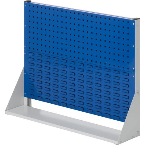 Kappes ®RasterPlan Stellwände einseitig Größe 2 - 1x Lochplatte 1x Schlitzplatte Enzianblau RAL 5010