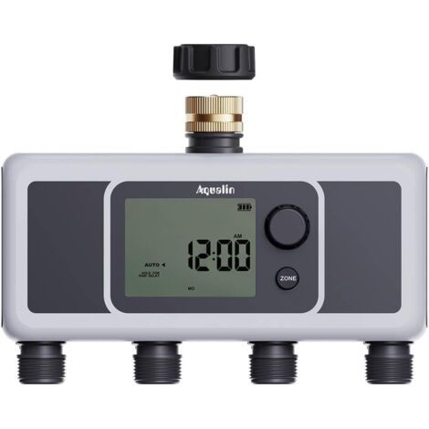 Minuteur d'arrosage Automatique à 4 Sorties pour Tuyau d'arrosage programmable 4 Zones (1/5)