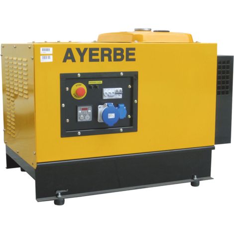 AYERBE - 5417730 - Generador 6000 AVR Insonorizado HONDA con Arranque Eléctrico (1/5)