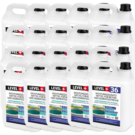 LEVEL+ Dichtsungsmittel Flüssig für Beton und Zementestriche L+36 - 100L