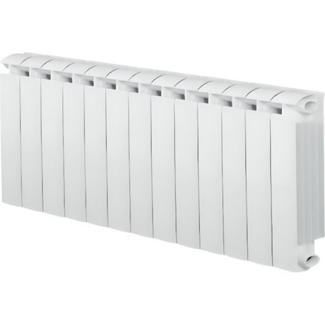 KLASS 500, riscaldatore centrale a 13 elementi in alluminio fuso bianco da 1508w (1/3)