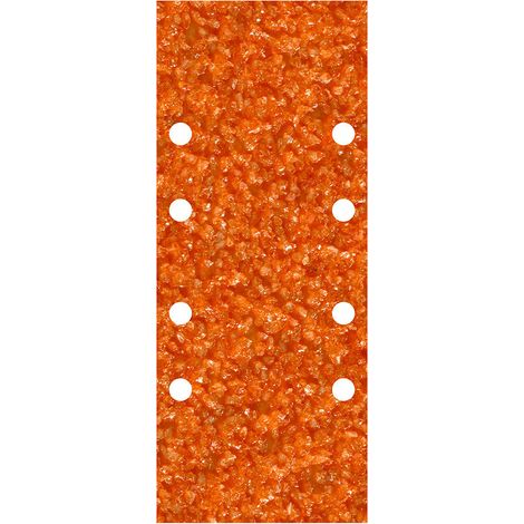 Jeu De 5 Feuilles Abrasives En Corindon, Grain 40, 93x230mm 1961000 - Wolfcraft (1/2)