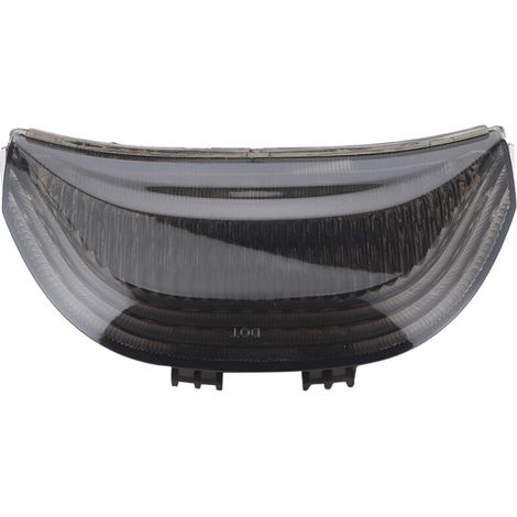 Feu arrière de moto à LED Qiilu, 12 V, lentille teintée, clignotant intégré, compatible avec CBR600RR/CBR1000RR (1/5)